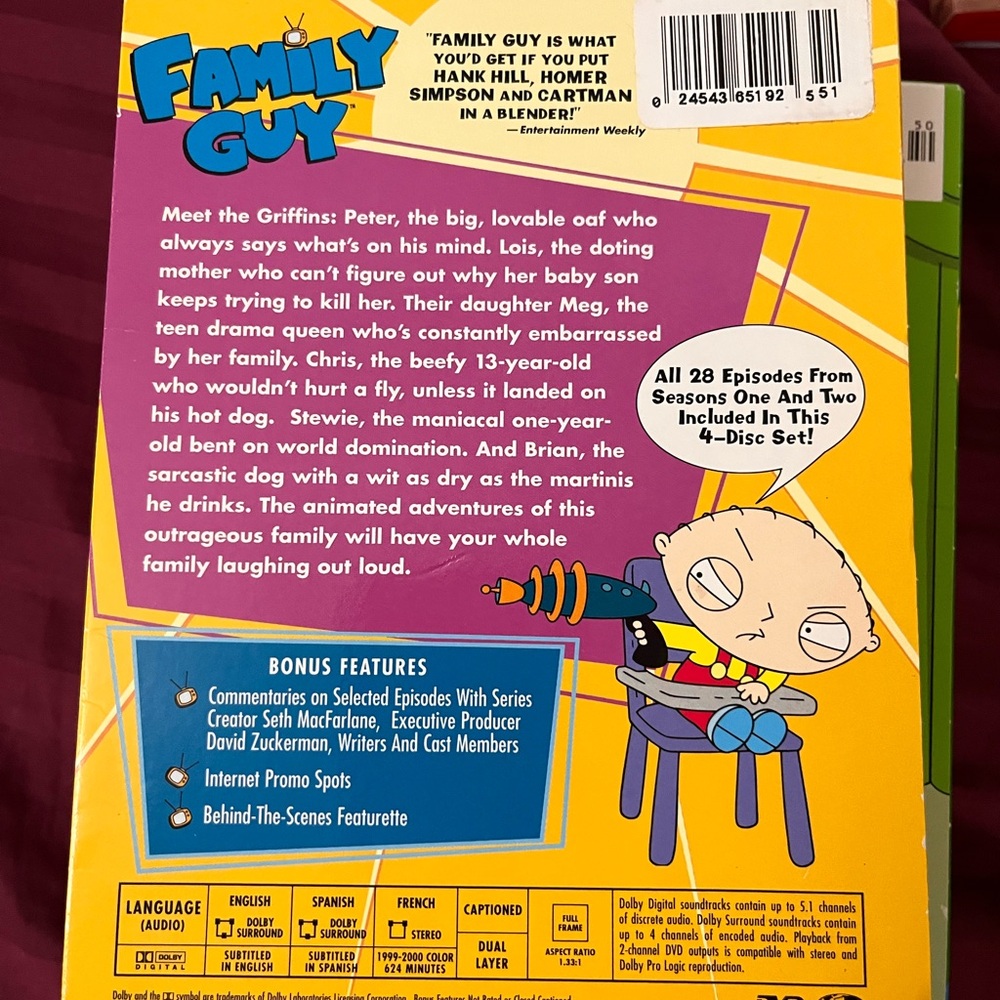 5-Piece Family Guy DVD Bundle - Vol 1, 4, 6, 8 & Partial Terms of Endearment - Picture 11 of 13